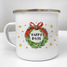 Кружка металлическая Camper Happy days 250 мл (KRM_23S086)