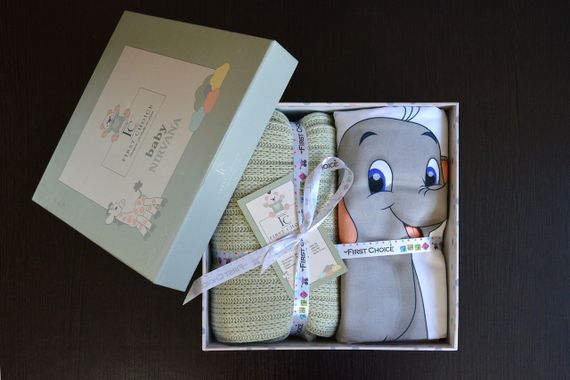 Детский комплект постельного белья с пледом First Choice Baby Digital Satin Nirvana 100х150 см. Safari | Зображення 2