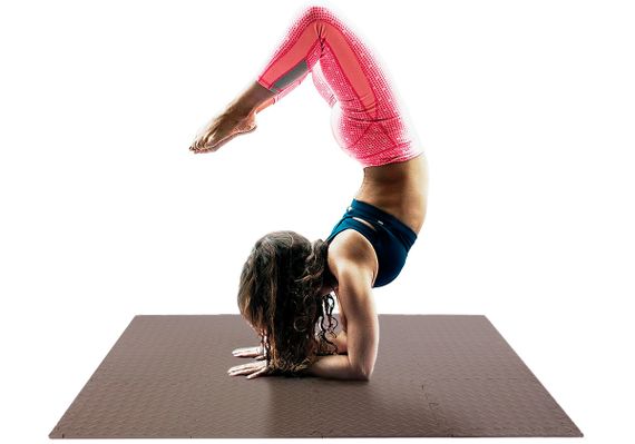 Татамі мат EasyFit SwallowTail (60х60 см) пазл ластівчин хвіст коричневий (EF-1950-BN) | Зображення 2