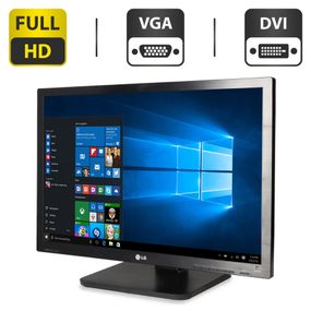 Монитор Б-класс LG 24EB23PM / 24" (1920x1080) IPS / VGA, DVI / Встроенные колонки 2x 2W / VESA 100x100 б/у