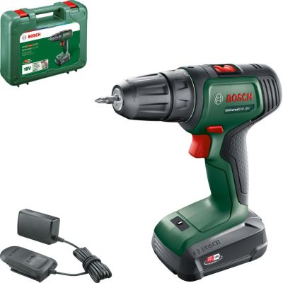 Шуруповерт Bosch UniversalDrill 18V 18В 1х1.5Агод 20Нм 0-4400-1450обхв кейс ЗП 1.3кг (0.603.9D4.001) | Зображення 1