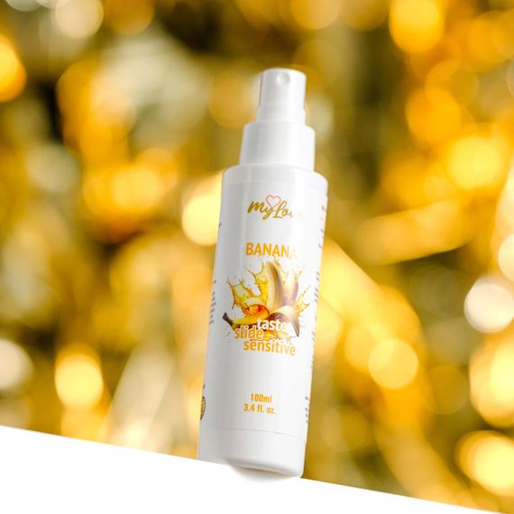 Інтимний гель-лубрикант - MyLove Taste Slide Sensitive Banana, 100 мл | Зображення 5