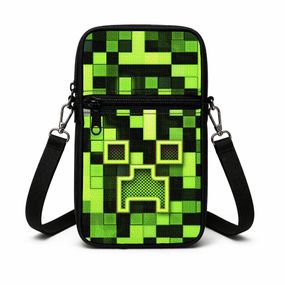 Сумка-чохол для телефону Minecraft,дитяча сумка через плече, водонепроникна міні-сумка (4741)