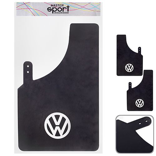 Бризковики "Sport Master" XL 230*375 VW універсальні гумові (2 шт.) (11089) | Зображення 4