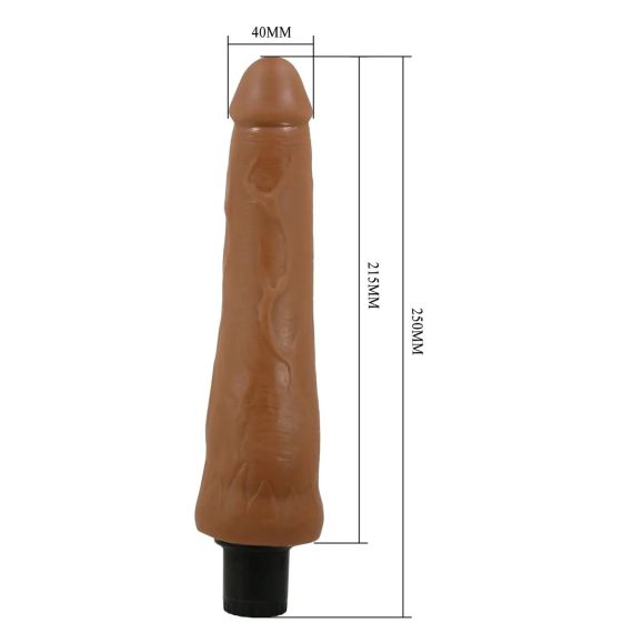 Вібратор Baile - Alfredo Sliding Skin 8.8", BW-027009LP Sex Aura | Зображення 9