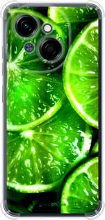Чохол на Tecno Spark Go 1 / Pop 9 Зелені часточки лимона "852sp-3869-2448"
