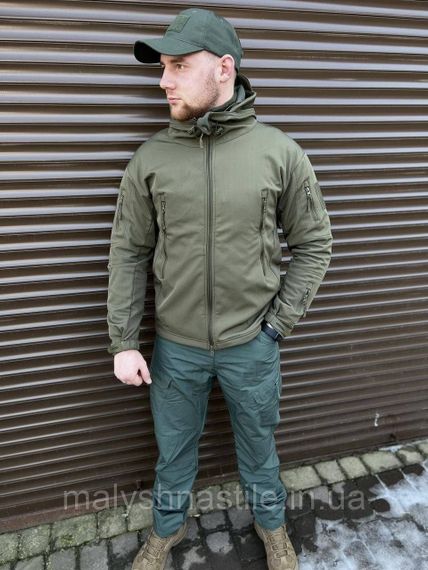 Куртка Soft Shell Tactical олива | Зображення 4
