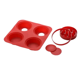 Форма силиконовая для выпечки My Lil Pie Maker Красная