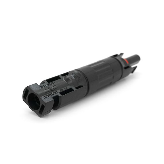 Конектор RISIN MC4, з діодом постійного струму, 10А,1000 В, 0.5mmΩ, вогнестійкість UL94-VO,IP67, -40℃-+90℃, Black | Зображення 2