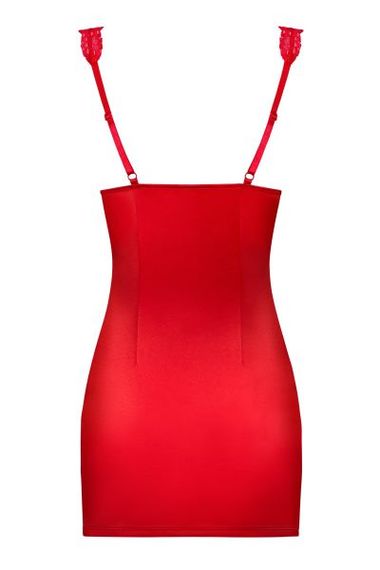 Сорочка Obsessive Secred Chemise S / M, Червоний, S/M | Зображення 2