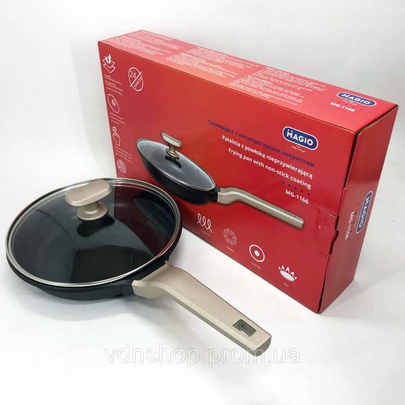 Сковорода для приготування на будь-якій плиті, Кулінарна сковорода з антипригарним покриттям EP-79 | Зображення 6