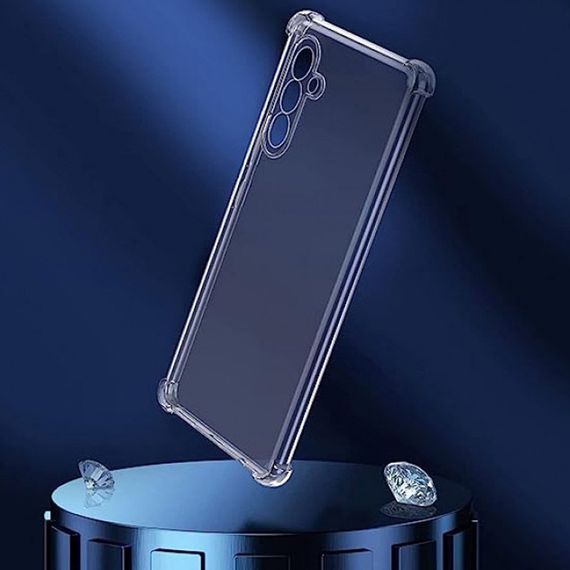 TPU чохол GETMAN Ease logo посилені кути Full Camera для Samsung Galaxy M14 5G Безбарвний (прозорий) | Зображення 2