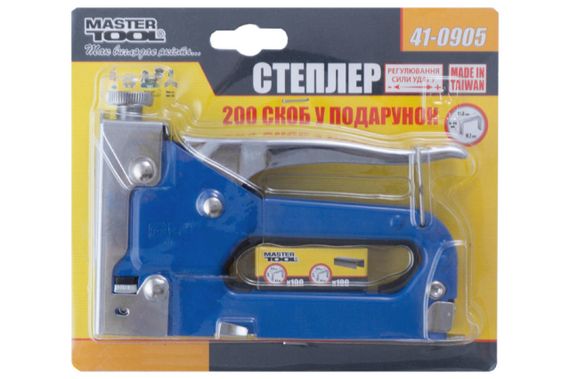 Степлер пружинный Mastertool - скоба 11,3 x 0,7 x 4-14 мм (41-0905) | Зображення 4
