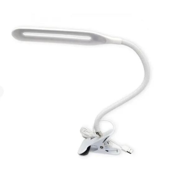 Настольная лампа на прищепке гибкая LED Beluck BL-01 с USB кабелем | Зображення 2