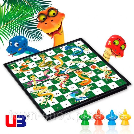 Игра Змеи и лестницы (магнитная) | Snakes and Laaders Game 2610UB (RL-KBK) | Зображення 1