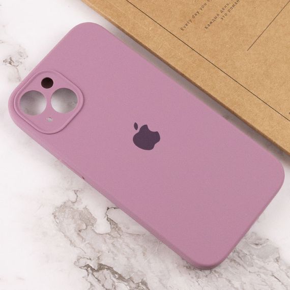 Чехол Silicone Case Full Camera Protective (AA) для Apple iPhone 14 (6.1") Лиловый / Lilac Pride | Зображення 3