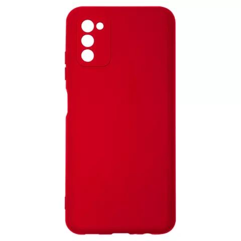 Чохол Silicone Cover Soft для Samsung Galaxy A03s Red