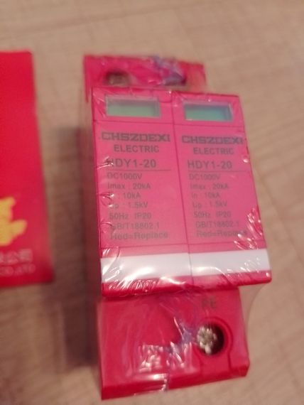 Пристрій захисту від імпульсних перенапруг УЗІП DC 20ka 1000v | Зображення 4