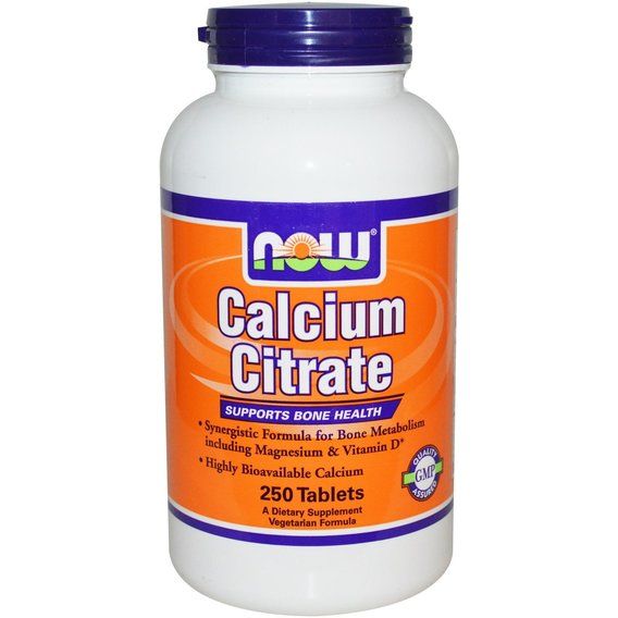 Мультимінеральний комплекс NOW Foods Calcium Citrate 250 Tabs