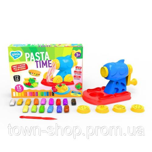 Набор для креативного творчества с тестом "Pasta Time" TM Lovin 41195, 15 цветов | Зображення 1