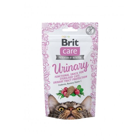 Ласощі для котів Brit Care Cat Snack Urinary для здоров'я сечостатевої системи 50 гр