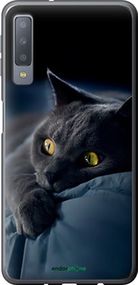 Чохол на Samsung Galaxy A7 (2018) A750F Димчастий кіт "825u-1582-2448"