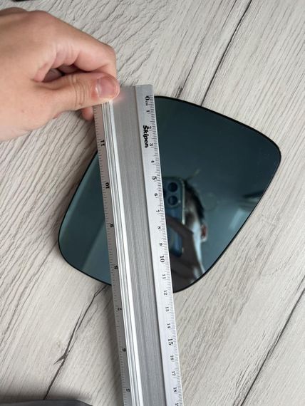 Audi A4 B5 (94-99) вкладиш вставка дзеркала правий маленький з підігрівом, Ауді А4 Б5 | Зображення 4