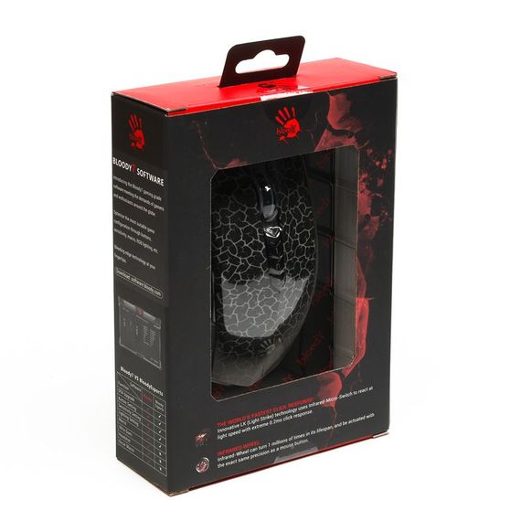 Миша ігрова A4-Tech Bloody A70 Activated, Blazing Gaming, металеві ніжки, чорна | Зображення 6