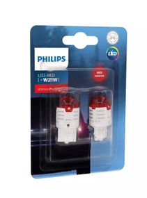 Комплект світлодіодних ламп Philips 11065U30RB2 W21W LED 12 V Ultinon Pro3000 RED