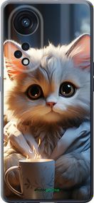 Чохол на Oppo OPPO RENO 8T 5G Білий кіт "5646u-3122-2448"