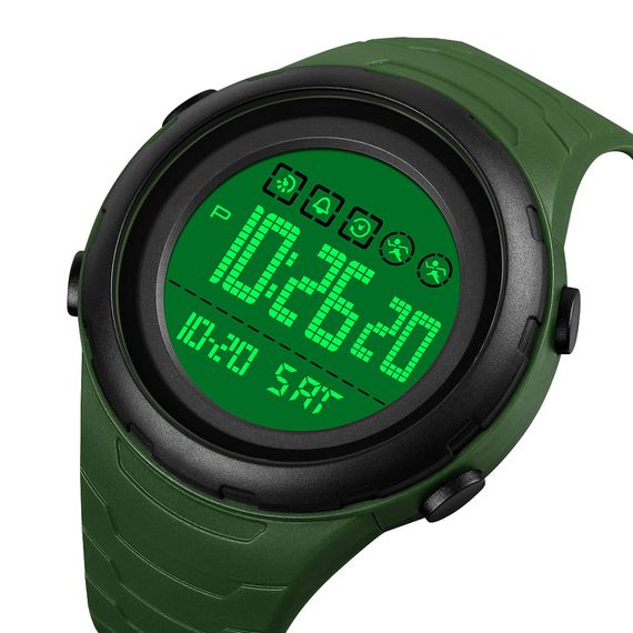 Чоловічий годинник Skmei 1674AGWT Army Green-white | Зображення 2