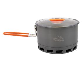 Казан туристичний Tramp Firebird 2,2л з теплообмінником, Похідний казанок трамп великий, Казан для походу та полювання