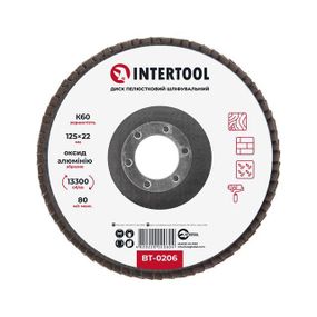Диск шліфувальний пелюстковий INTERTOOL BT-02061