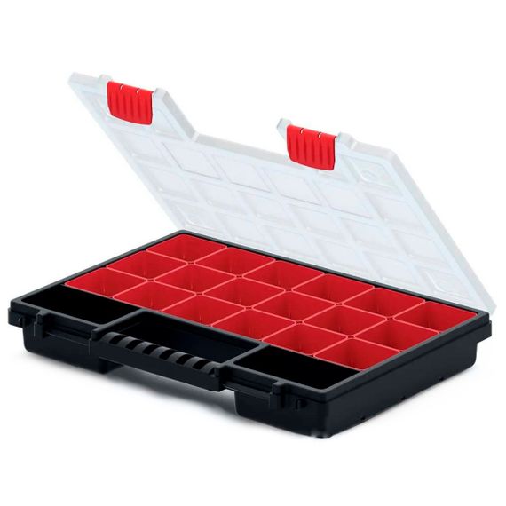 Органайзер пластиковый с регулируемыми секциями Norb 35 344х249х50 Haisser 90094 | Зображення 1