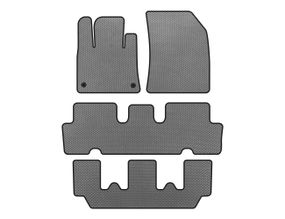 Коврики EVA (3 ряда, Серые) для Citroen C-4 Picasso 2013-2022 гг