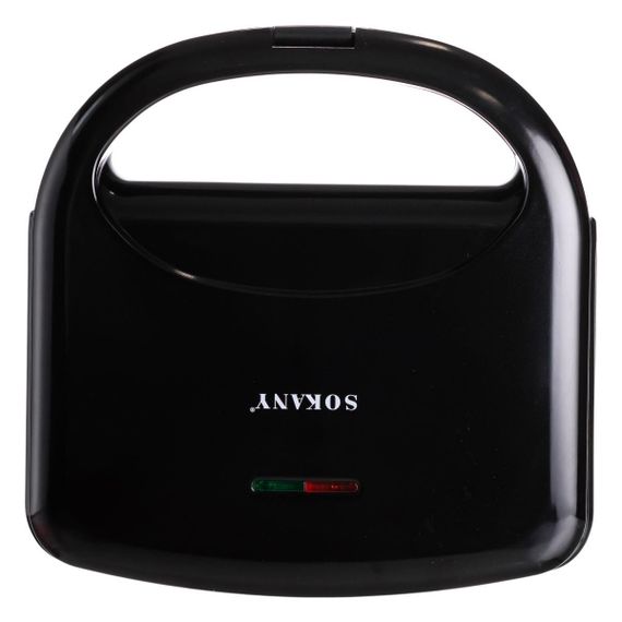 Вафельниця з антипригарним покриттям і подвійним нагріванням для бельгійських вафель 750 Вт Sokany SK-08074 | Зображення 4