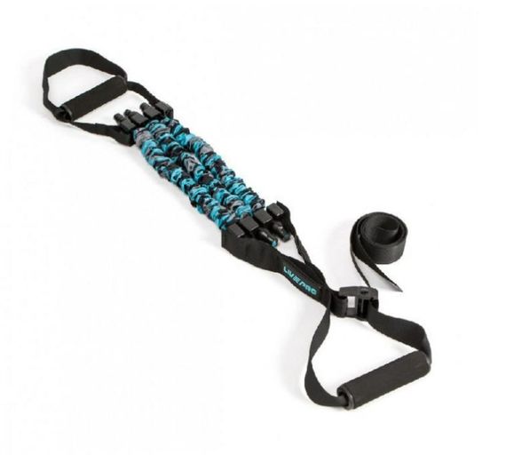 Эспандер LivePro PULL-UP AUXILIARY BELT черный, голубой Уни 6x12x40см LP8428