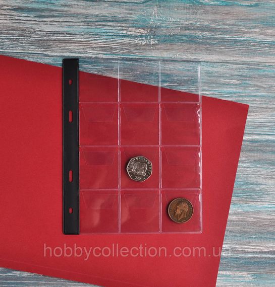 Лист для монет Schulz MM 165х210 - 3х4 Тип 12 (50*50)