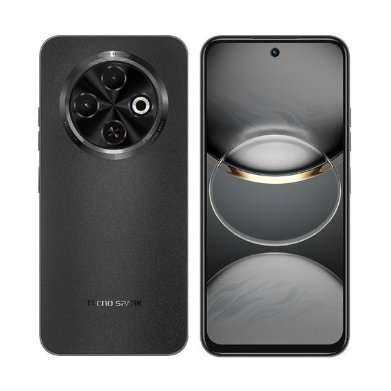Смартфон TECNO  Spark 30C (KL5n) 6.67' 4/128ГБ, 2SIM, 5000мА•год, Orbit Black (4894947051746) | Зображення 3