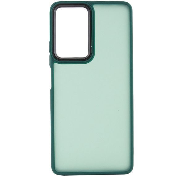Чехол TPU+PC Lyon Frosted для Realme C65 4G Green | Зображення 1
