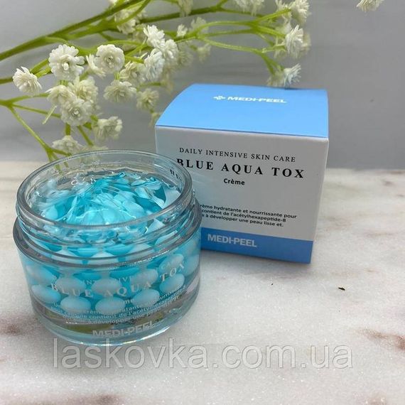 Інноваційний капсульний крем Medi-Peel H8 Power Blue Aqua Tox Cream, 50 мл | Зображення 3