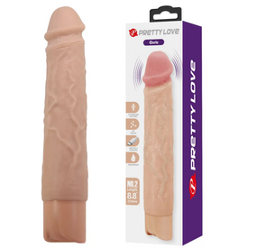 Перезаряджуваний реалістичний вібратор Pretty Love - Osric Realistic Vibrating Dildo, BW-500081 Sex Aura