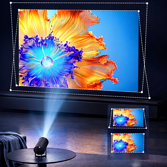 Профессиональный смарт проектор PR80 4K Ultra HD с WIFI / Видеопроектор для дома | Зображення 1