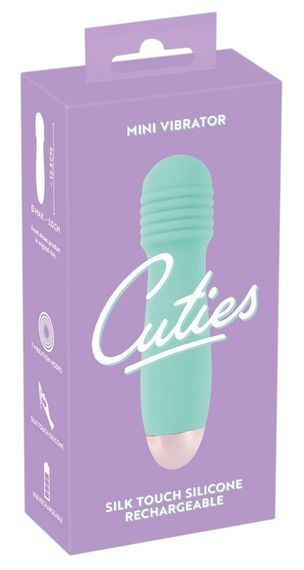 Міні-вібратор із рельєфною головкою Cuties, м'ятний Sex Aura