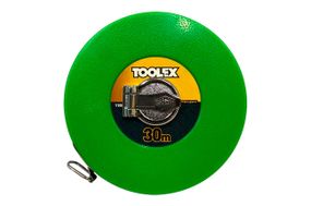 Рулетка Toolex - 30м x 13мм бобина стекловолокно (11R0130)