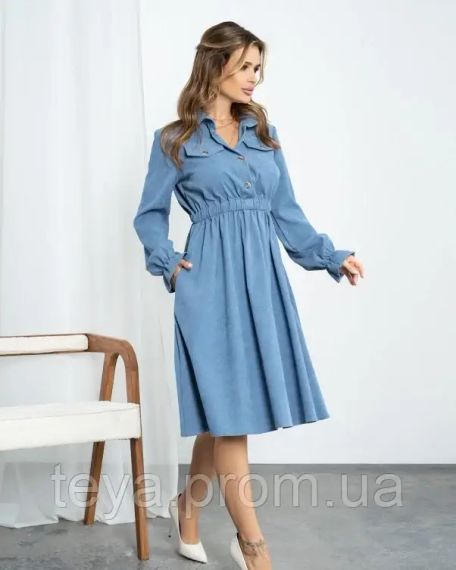 Плаття для жінок колір синій розміри S, M, L, XL FI_008667 | Зображення 1