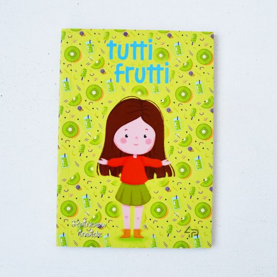 Блокнот 4Profi "Artbook Rainbow "Tutti Frutti", kiwi 48 арк. формат А6 901302