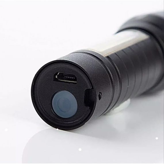 Ліхтар ручний акумуляторний світлодіодний Bailong BL-511 COB usb micro charg/Чорний BR000062 | Зображення 2