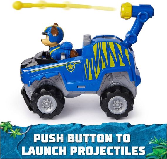 Щенячий патруль в джунглях Машина тигр и фигурка Гонщика Оригинал Paw Patrol Jungle Pups Chase Tiger Vehicle | Зображення 4