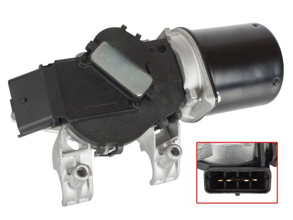 Nissan Qashqai (07-14) моторчик передніх двірників склоочисників, 28800JD900 Ніссан Кашкай | Зображення 1